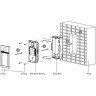 Вызывная панель HIWATCH VDP-D4212W/Flush